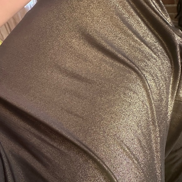 Vintage Bronze Liquid Gown - Picture 8 of 9